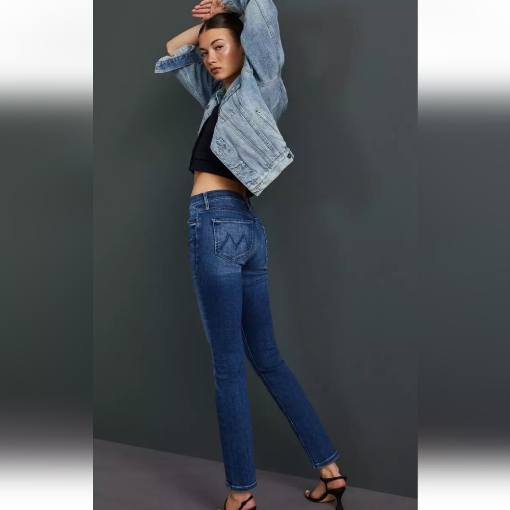 MOTHER The Mid Rise Dazzler Ankle Jeans in Satisfaction Guaranteed Size 25 - Picture 3 of 13